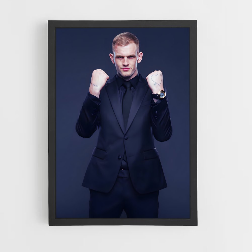 Poster The Gentleman Fighter – affiche MMA (vue 2)